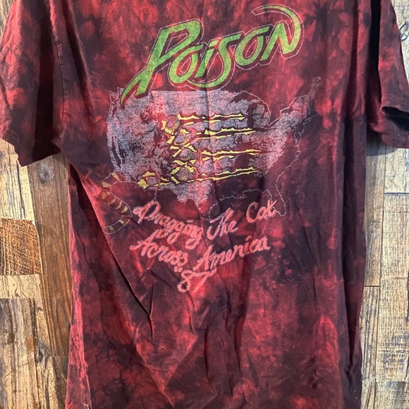 VINTAGE STYLE POISON SKULL T SHIRT Medium - Picture 4 of 7